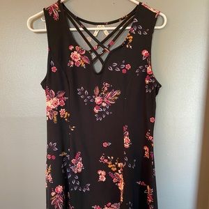 Black Floral Dress